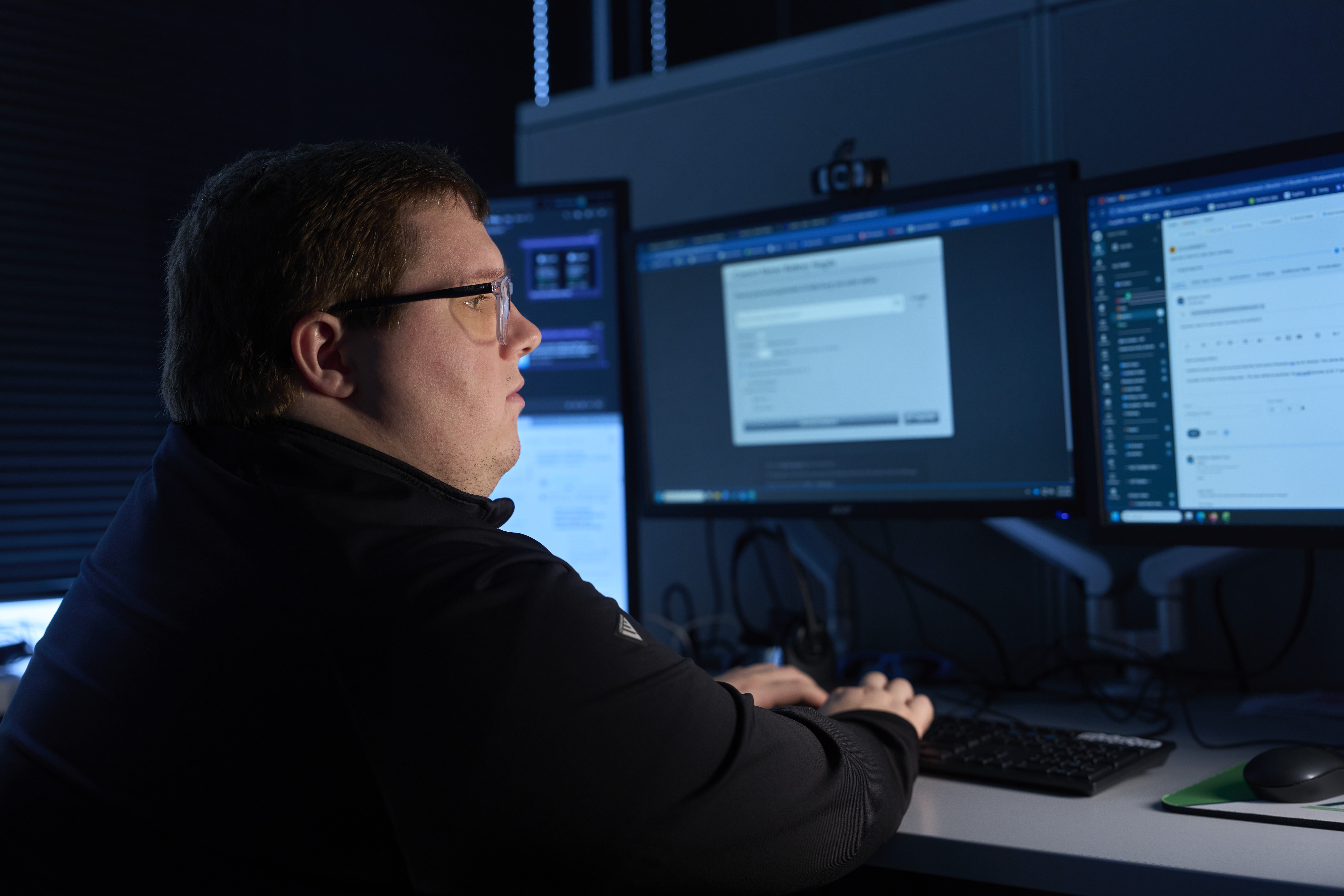 Matt Working 2